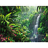 8 ft. x 6 ft. Rainforest VBS Waterfall Polyester Photobooth Backdrop Image 1