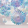 8" Iridescent Starburst Ceiling Decorations - 3 Pc. Image 2