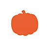 8" Jumbo Classic Orange Pumpkin-Shaped Foam Cutouts - 24 Pc. Image 1