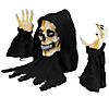 8" LED Lighted Grim Reaper with Sound Outdoor Halloween Decoration Image 3