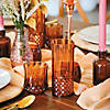 8 oz. Bulk 48 Ct. Amber Stemless Patterned Plastic Wine Glasses Image 2