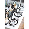 8 oz. Bulk 48 Ct. Elegant Black Patterned Plastic Wine Glasses Image 2
