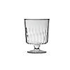 8 oz. Clear Plastic Pedestal Wine Glasses (100 Glasses) Image 1