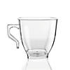 8 oz. Clear Square Plastic Coffee Mugs (56 Mugs) Image 1