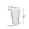8 oz. Clear Square Plastic Cups (154 Cups) Image 2