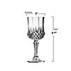 8 oz. Crystal Cut Plastic Wine Glasses (16 Glasses) Image 2