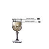 8 oz. Crystal Cut Plastic Wine Glasses (16 Glasses) Image 3