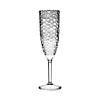 8 oz. Crystal Disposable Plastic Champagne Flutes (16 Glasses) Image 1