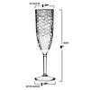 8 oz. Crystal Disposable Plastic Champagne Flutes (16 Glasses) Image 2