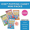 8 oz. Icee<sup>&#174;</sup> Assorted Fruit-Flavored Popping Candy Mini Packs - 250 Pc. Image 1