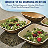 8 oz. Square Palm Leaf Eco Friendly Disposable Soup Bowls (100 Bowls) Image 4
