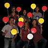 8" Red Light-Up Balloon Hanging Paper Lanterns - 3 Pc. Image 3