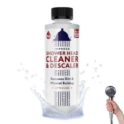 8 Uses Shower Head Cleaner Solution - Universal Limescale Remover for Shower Head - Calcium Lime Rust Remover Image 1