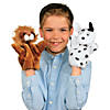 8" Wild & Farm Stuffed Animal Character Hand Puppet Pets - 12 Pc. Image 1