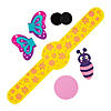 8&quot; x 1 3/4&quot; Butterfly Bracelet Foam Craft Kit - Makes 12 Image 1