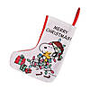 8" x 10 1/4" Color Your Own Peanuts&#174; Cotton Christmas Stockings - 12 Pc. Image 1