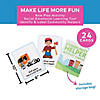 8" x 10" Community Helpers Role Play Laminated Activity Cards with Storage Bag - 24 Pc. Image 2