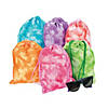 8" x 10" Medium Tie-Dye Polypropylene Drawstring Bags - 12 Pc. Image 1