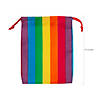 8" x 10"  Small Rainbow Nonwoven Drawstring Bags - 12 Pc. Image 1