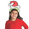 8&quot; x 13&quot; Color Your Own Dr. Seuss&amp;#8482; The Grinch Cardstock Headbands - 12 Pc. Image 2