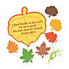 8" x 15" Religious Thankful Leaves Foam Mobile Craft Kit - Makes 12 Image 1