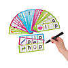 8" x 2 1/2" CVC Dry Erase Laminated Cardstock Card Set - 48 Pc. Image 1