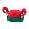 8" x 24" Red & White Holiday Felt Hat with Elf Legs - 12 Pc. Image 1