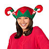 8" x 24" Red & White Holiday Felt Hat with Elf Legs - 12 Pc. Image 1