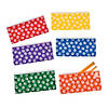 8&quot; x 4&quot; Paw Print Slide Closure Plastic Pencil Cases - 12 Pc. Image 1