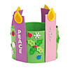 8" x 5 3/4" Advent Candle Multicolor Foam Stand-Up Wreath - Makes 12 Image 1