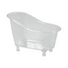 8" x 5" Clear Plastic Bathtub Containers - 6 Pc. Image 1