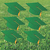 8" x 5" Green Grad Cap Yard Sign - 6 Pc. Image 1