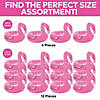 8" x 6 3/4" Inflatable Floating Pink Flamingo Vinyl Coasters - 4 Pc. Image 2
