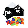 8" x 7 1/4" Nativity Scene Tissue Paper Sign Craft Kit- Makes 12 Image 1