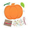 8" x 7" Orange Pumpkin with Multicolored String Art Craft Kit - Makes 12 Image 1