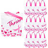 8" x 8" Mini Breast Cancer Thriver Canvas Totes - 12 Pc. Image 1
