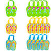 8" x 8" Mini Flip Flop Nonwoven Tote Bags - 12 Pc. Image 1