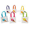 8" x 8" Mini Ice Cream Nonwoven Tote Bags - 12 Pc. Image 2