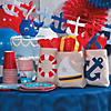 8" x 8" Mini Nautical Canvas Tote Bags - 12 Pc. Image 2