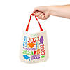 8" x 8" Small Class of 2023 Graduation Polyester Tote Bags - 12 Pc. Image 2