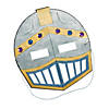 8" x 9" Color Your Own Cardstock Knight Helmet Masks - 12 Pc. Image 1