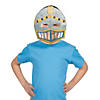 8" x 9" Color Your Own Cardstock Knight Helmet Masks - 12 Pc. Image 2