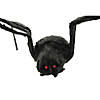 80" Black Furry Spider Decoration Image 2