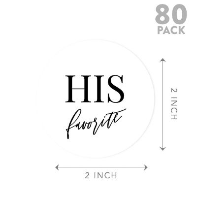 80Pc Classic His and Her Favorite Labels Image 2