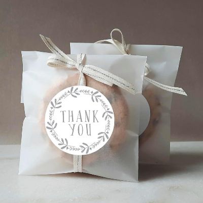 80PC Thank You Isabelle Rustic Purple Image 1