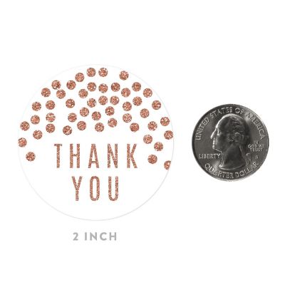 80PC Thank You Tegan Confetti Polka Dot Image 2