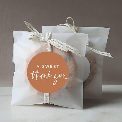 80Pcs 2" A Sweet Thank You Terracotta Image 1