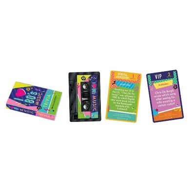 80s Music Trivia Card Game Image 1