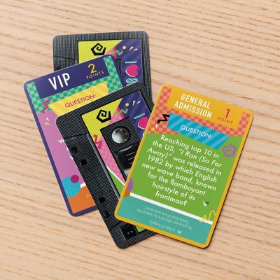 80s Music Trivia Card Game Image 2