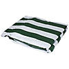 81" Green and White Reversible Lounge Chair Cover Image 1